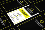 Modern Corporate Business Card CM019, a Business Card Template by annozio (Thumbnail 3 of 4)