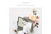 Wedding invitation floral mock up, a Product Mockup by The Amore Vault (Thumbnail 3 of 3)