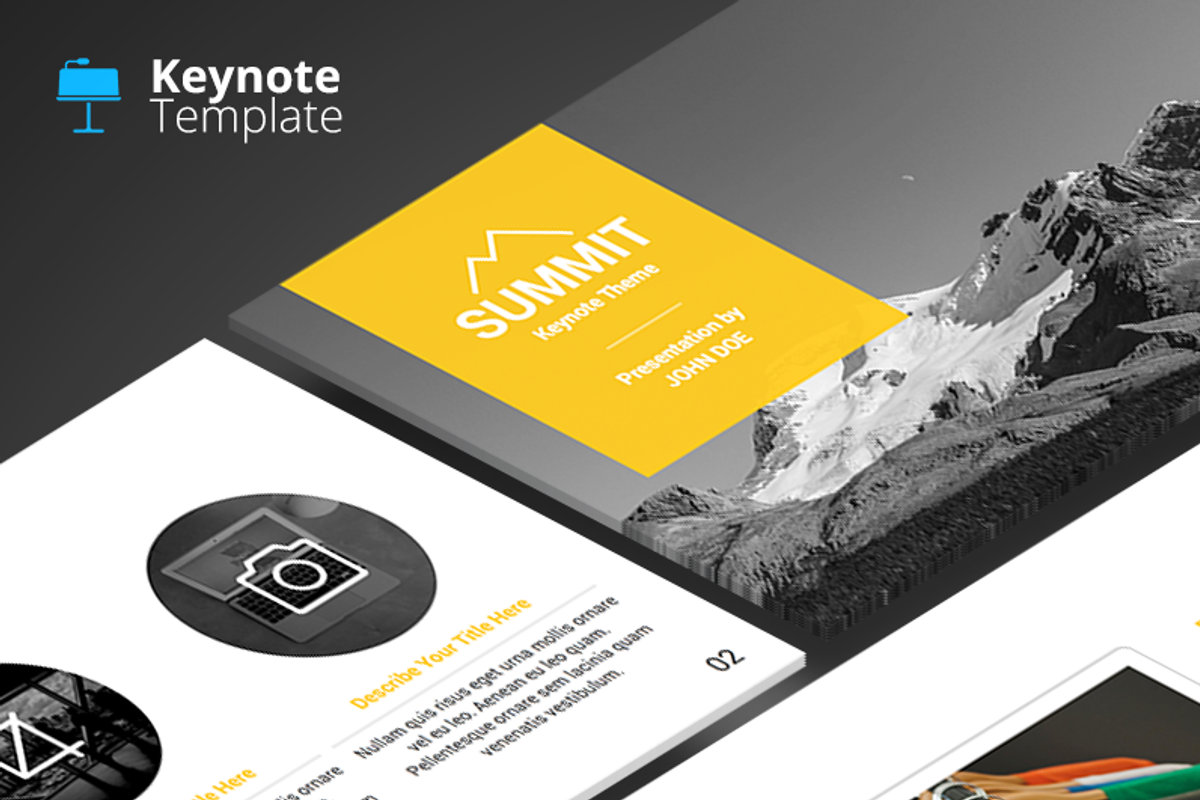 Summit - Keynote Template, a Presentation Template by Slidehack (Photo 1 of 4)