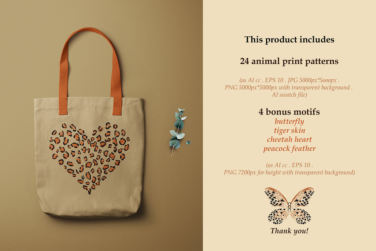 Animal print collection, a Pattern Graphic by Mona Ahmed (Photo 16 of 16)