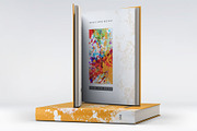 Square Book Mock-Up, a Books & Magazine Mockup by Se٧enStudio (Thumbnail 8 of 9)