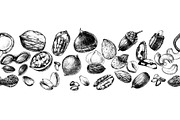 Hard nut graphic design set, a Food Illustration by handsketched (Thumbnail 14 of 18)