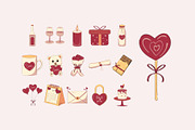Romantic Element Illustration, an Illustration by GravitaSign (Thumbnail 2 of 2)