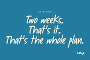 Mix Two Weeks - Handwritten Print, a Handwritten Font by Mix Fonts (Thumbnail 2 of 11)