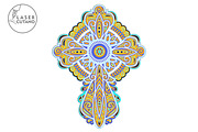 CROSS Multilayer Template,Wall Decor, a Design Template by LaserCutano (Thumbnail 5 of 7)