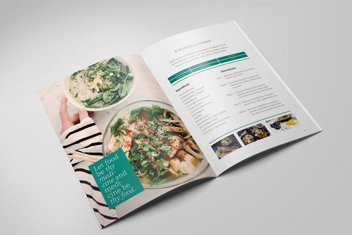 A5 Recipe Book, a Brochure Template by Bookrak Graphic Design (Photo 9 of 16)