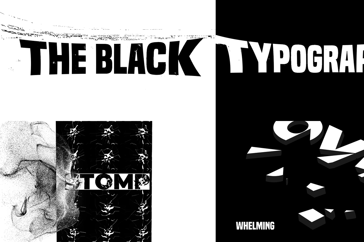 Black Typography for After Effects