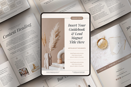 Minimalist Ebook Creator, a Marketing Template by Creatif Foundry