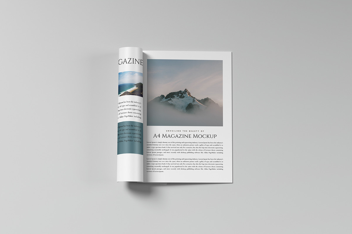 High-Quality Magazine Mockup, a Books & Magazine Mockup by safrizalstudio (Photo 2 of 5)