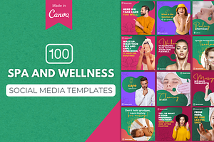 Spa and Wellness Canva Templates