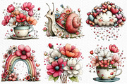 Whmisy Hello Spring Clipart Png, an Illustration by Craft Nest (Thumbnail 3 of 11)