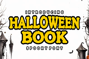 Halloween Book - Spooky Font, a Slab Serif Font by KiddoGlyphs Studio (Thumbnail 1 of 4)