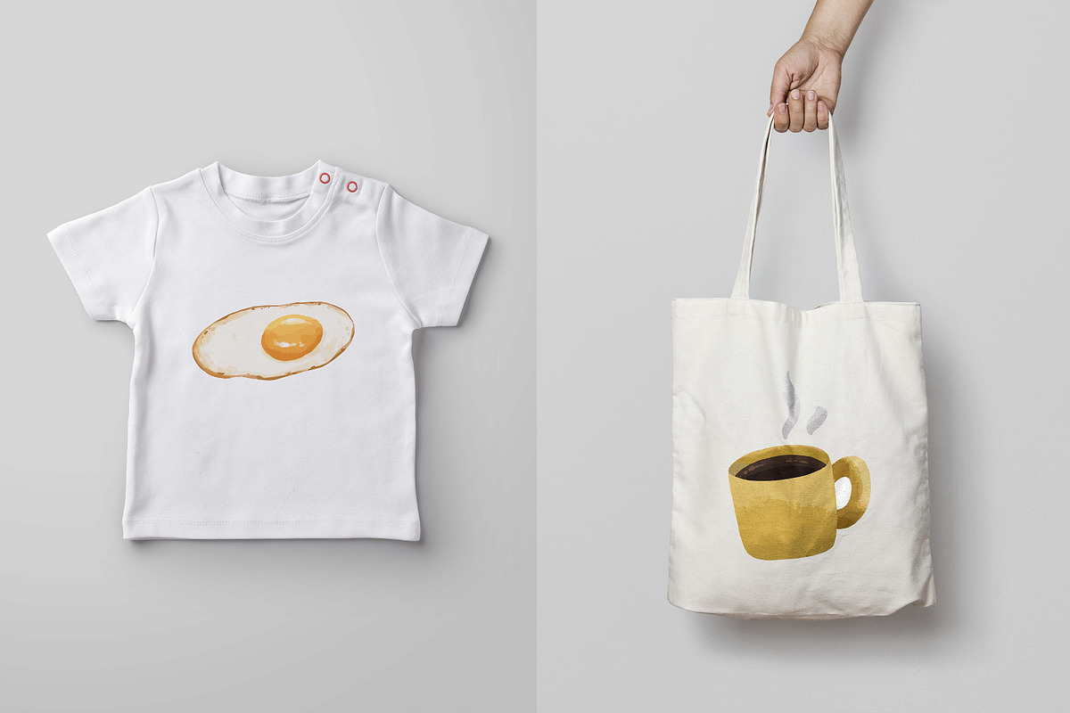 Breakfast illustration bundle, a Food Illustration by RizkaNurfazrina (Photo 3 of 7)