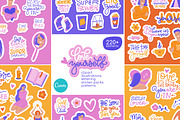 Love yourself: Self Love graphic set, a Person Illustration by Lana Sham (Thumbnail 1 of 14)