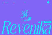 Revenika Pixel, a Sans Serif Font by Craft Supply Co. (Thumbnail 1 of 8)