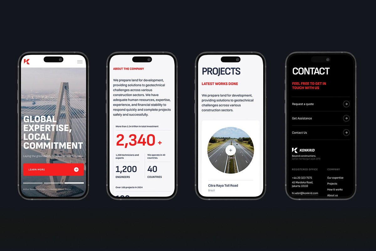 Modern Landing Page for Construction, a Websites & App Template by SLAB! Design (Photo 4 of 4)