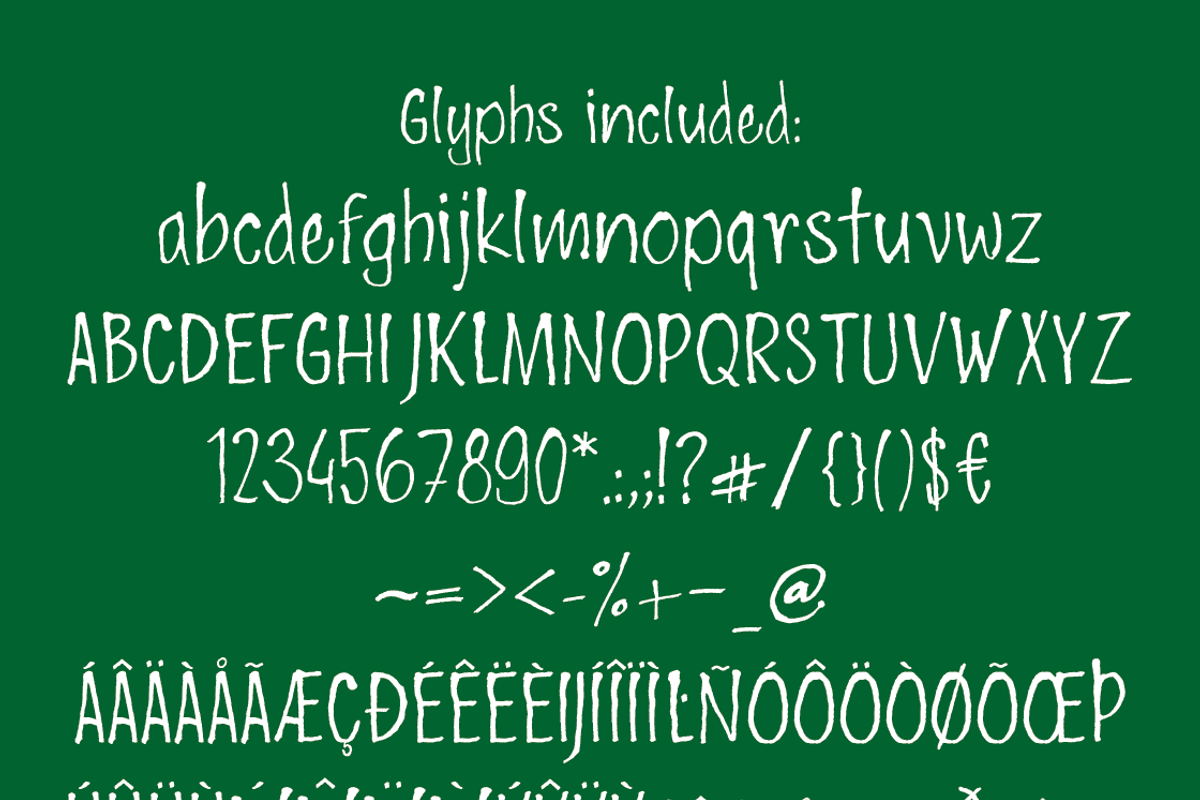 Bambink Condensed preview 2