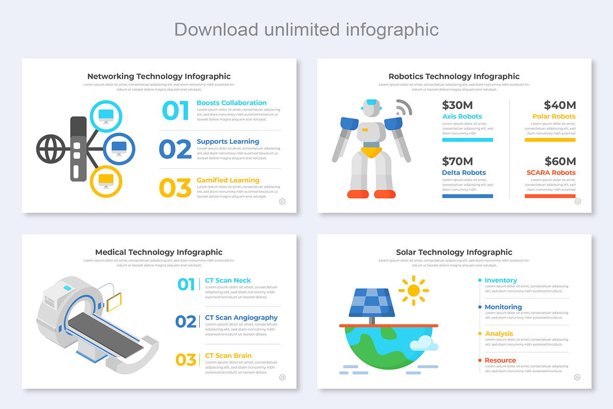Technology Infographic Google Slide, a Templates & Theme by Mighty-Slide (Photo 7 of 8)