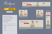 Christmas Cards and Banners Bundle, a Seasonal Illustration by ÁRTICA (Thumbnail 14 of 19)