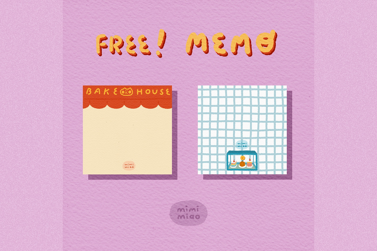 Bake House Digital Stickers, a Decorative Illustration by mimimeow (Photo 3 of 3)
