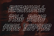 Dracursed - Death metal Font, a Script Font by AQR Studio (Thumbnail 6 of 8)