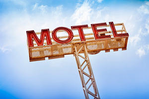Vintage Motel Neon Sign, an Architecture Photo by THP Creative