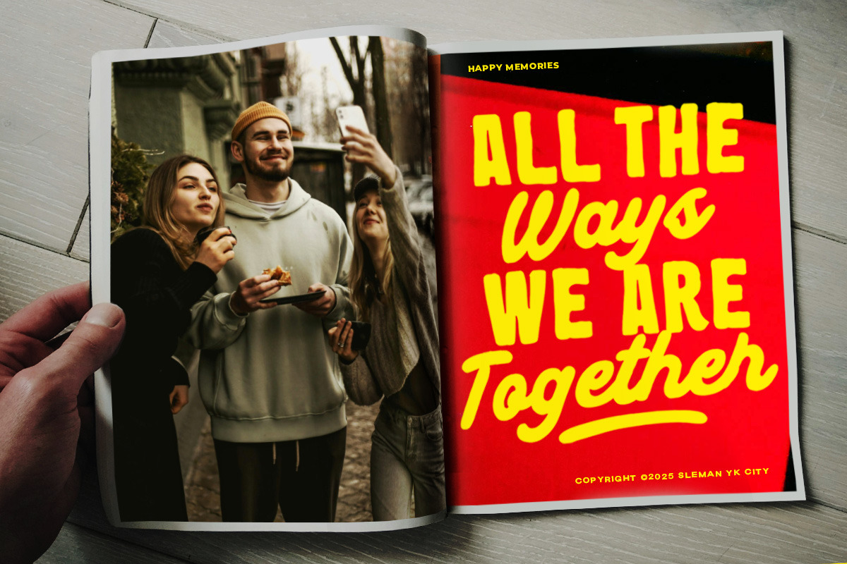 Super Active Nostalgic Font Duo, a Script Font by Letterhend Studio (Photo 7 of 10)