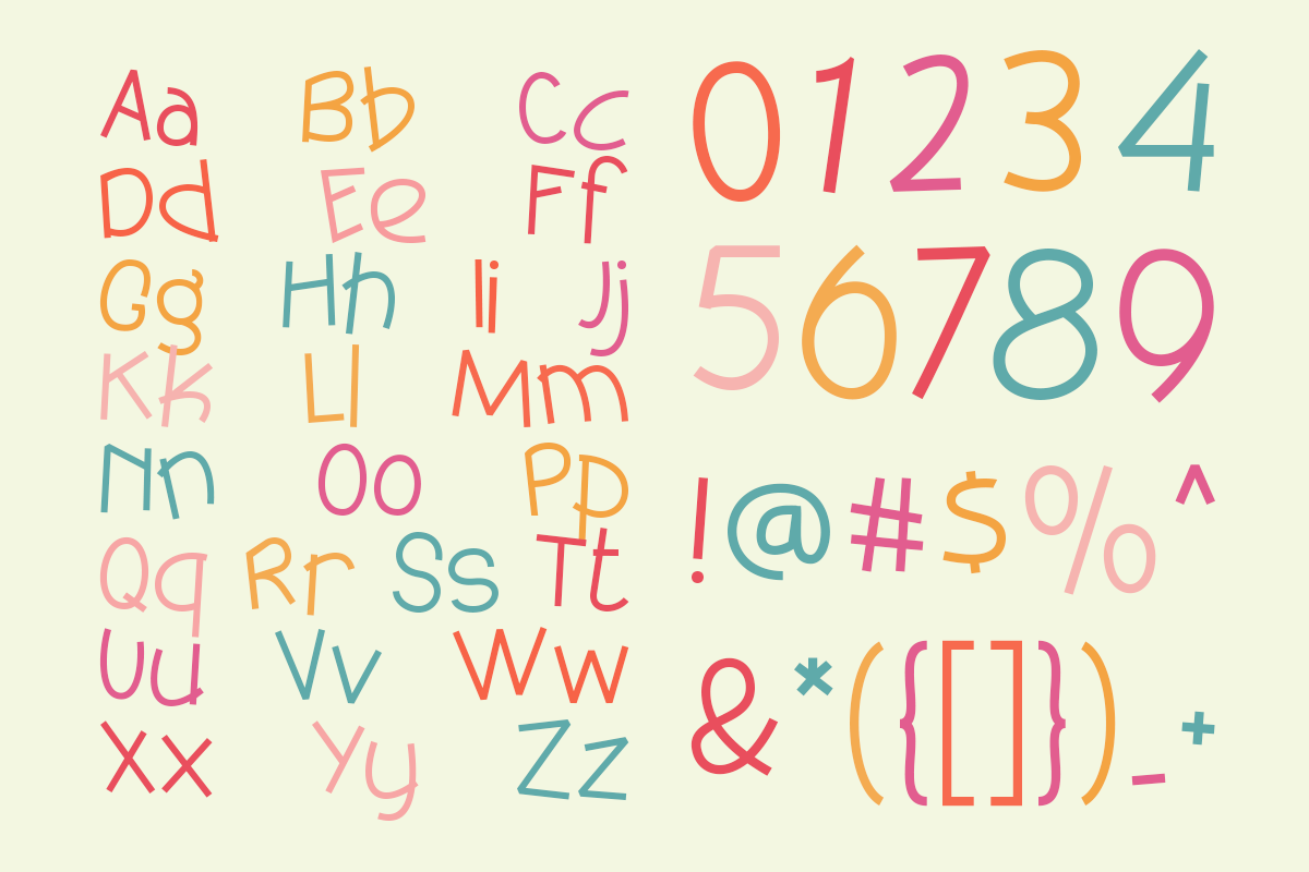 Party Snoky - Playful Display Font, a Handwritten Font by Pandeka Studio (Photo 9 of 9)