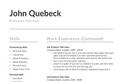 Resume Template / CV, a Resume Template by Creatune (Thumbnail 6 of 8)