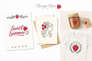 Strawberry Summer - Vector Clipart, an Object Graphic by Christine Krahl (Thumbnail 6 of 6)