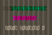 Zigzageo -3 fonts-, a Sans Serif Font by deFharo (Thumbnail 4 of 5)