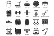 Gym and Fitness Icons, an Outline Icon by Tekuni (Thumbnail 7 of 8)