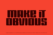 Same Energy, A Modular Sans Serif, a Sans Serif Font by Up Up Creative (Thumbnail 2 of 15)