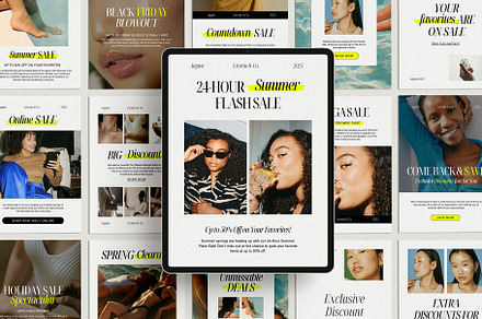 Sale Email Newsletter Canva Template, an Email Template by Amaré Creative