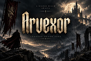 Arvexor, a Blackletter Font by Wow Magic (Thumbnail 5 of 5)