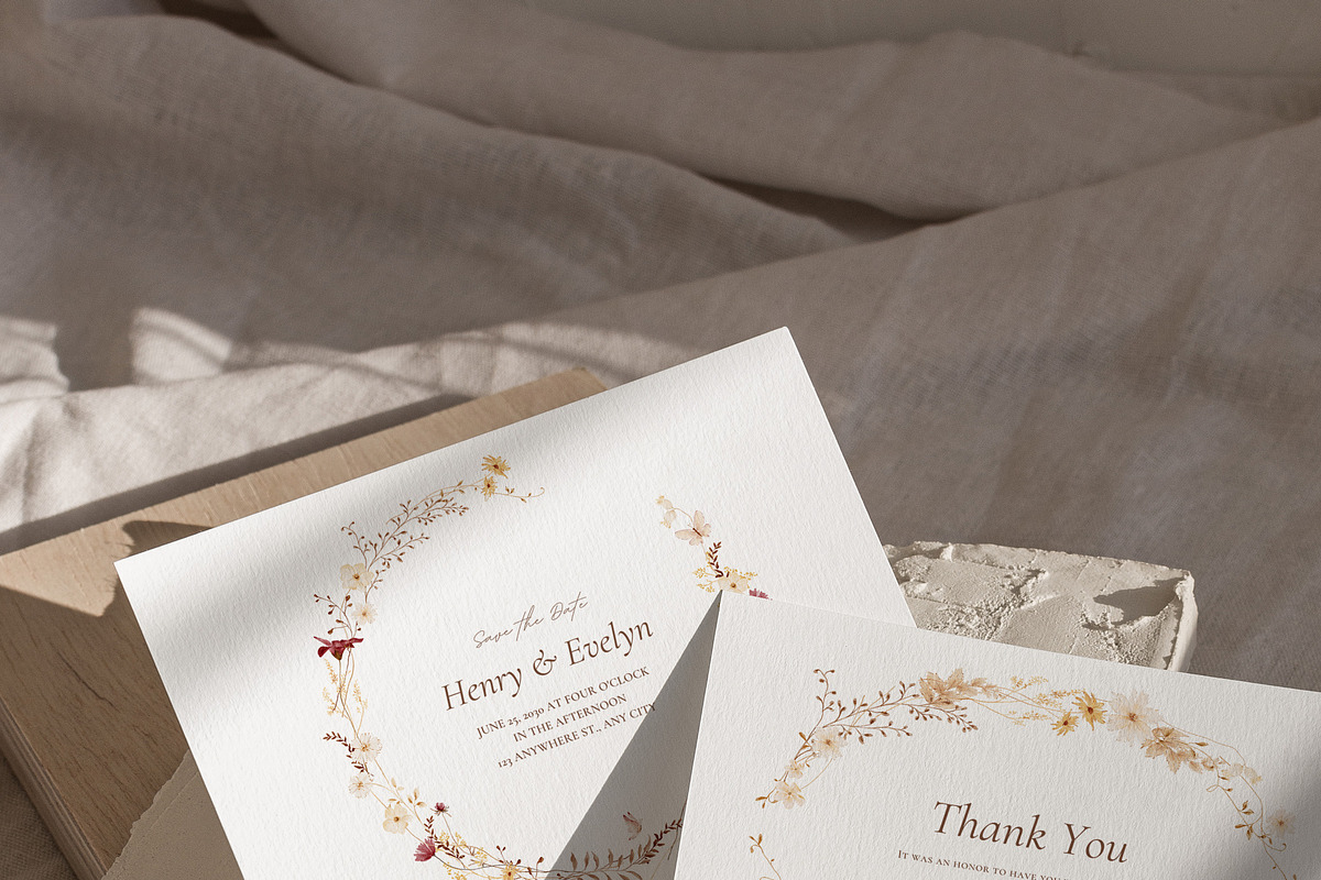 Autumn Watercolor Wildflowers, a Decorative Illustration by Altea Design Studio (Photo 5 of 11)