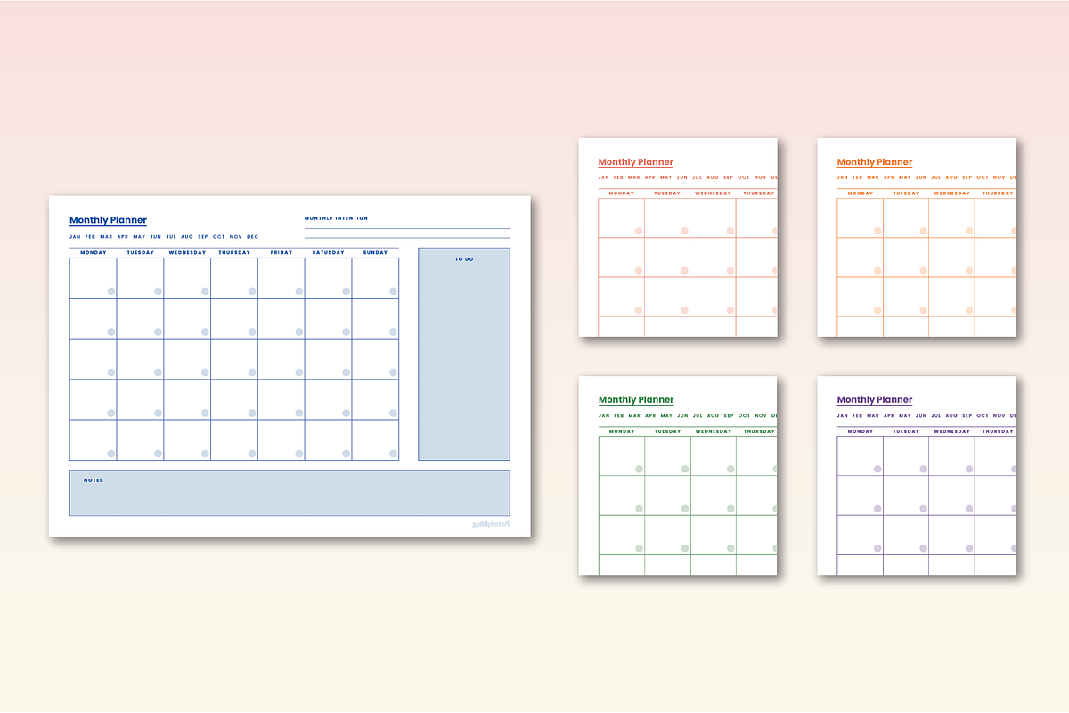 Ava Ultimate Planning set, a Templates & Theme by Sofillyletters (Photo 2 of 4)