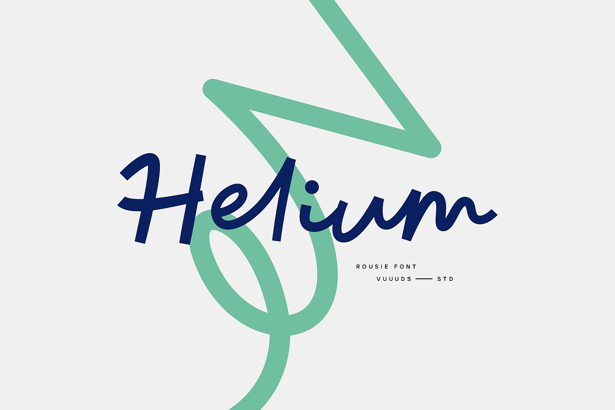 Rousie Font, a Script Font by vuuuds (Photo 6 of 9)
