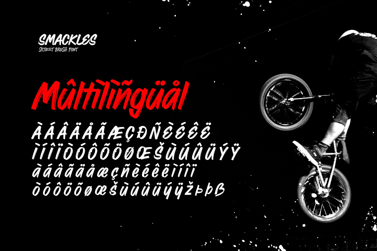 Smackles - Street Brush Font, a Handwritten Font by ikiiko (Photo 7 of 7)