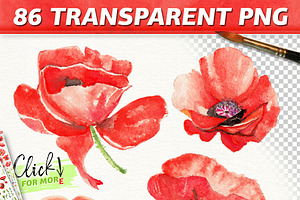 Watercolor DIY Poppy Pack