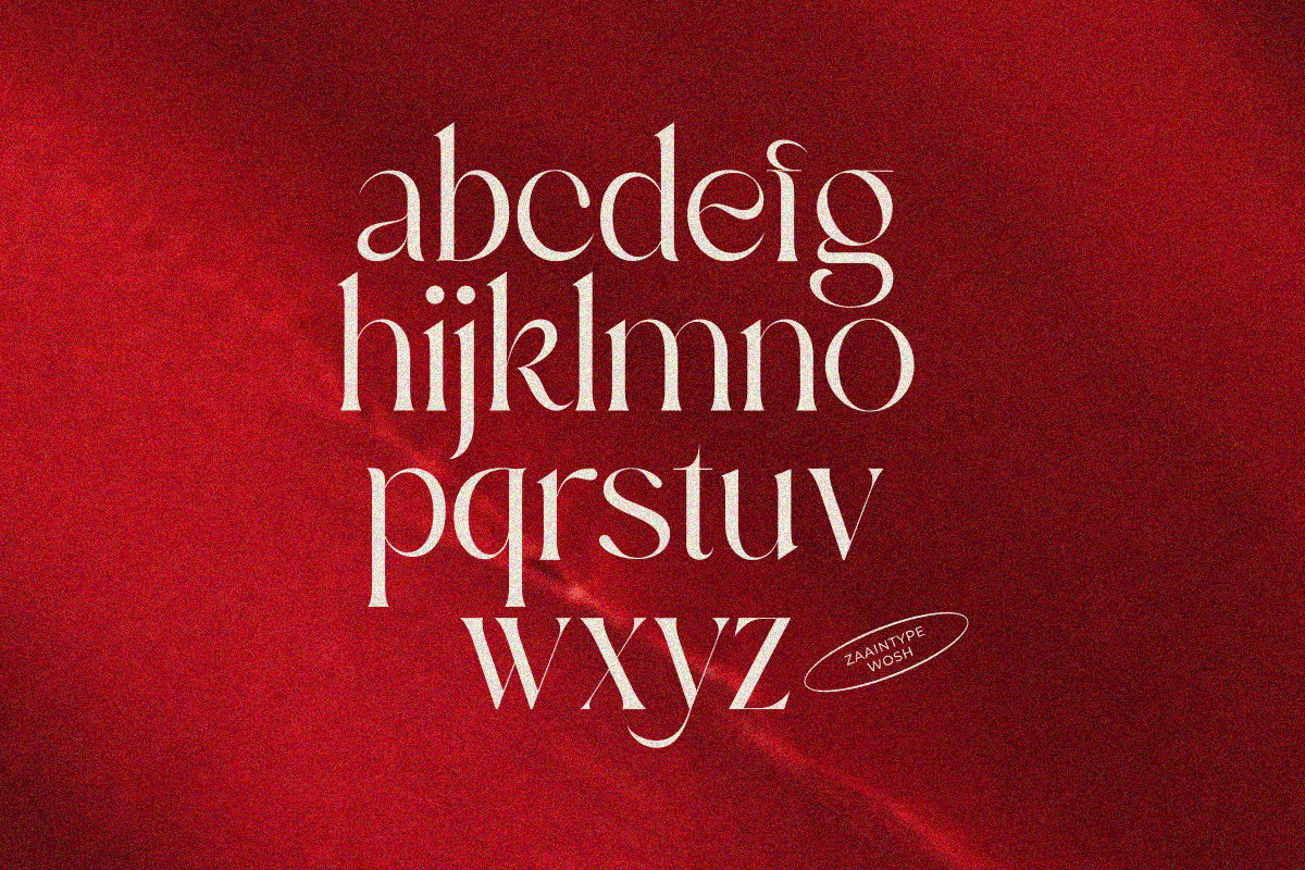 Wosh, a Serif Font by zaaintype (Photo 9 of 12)