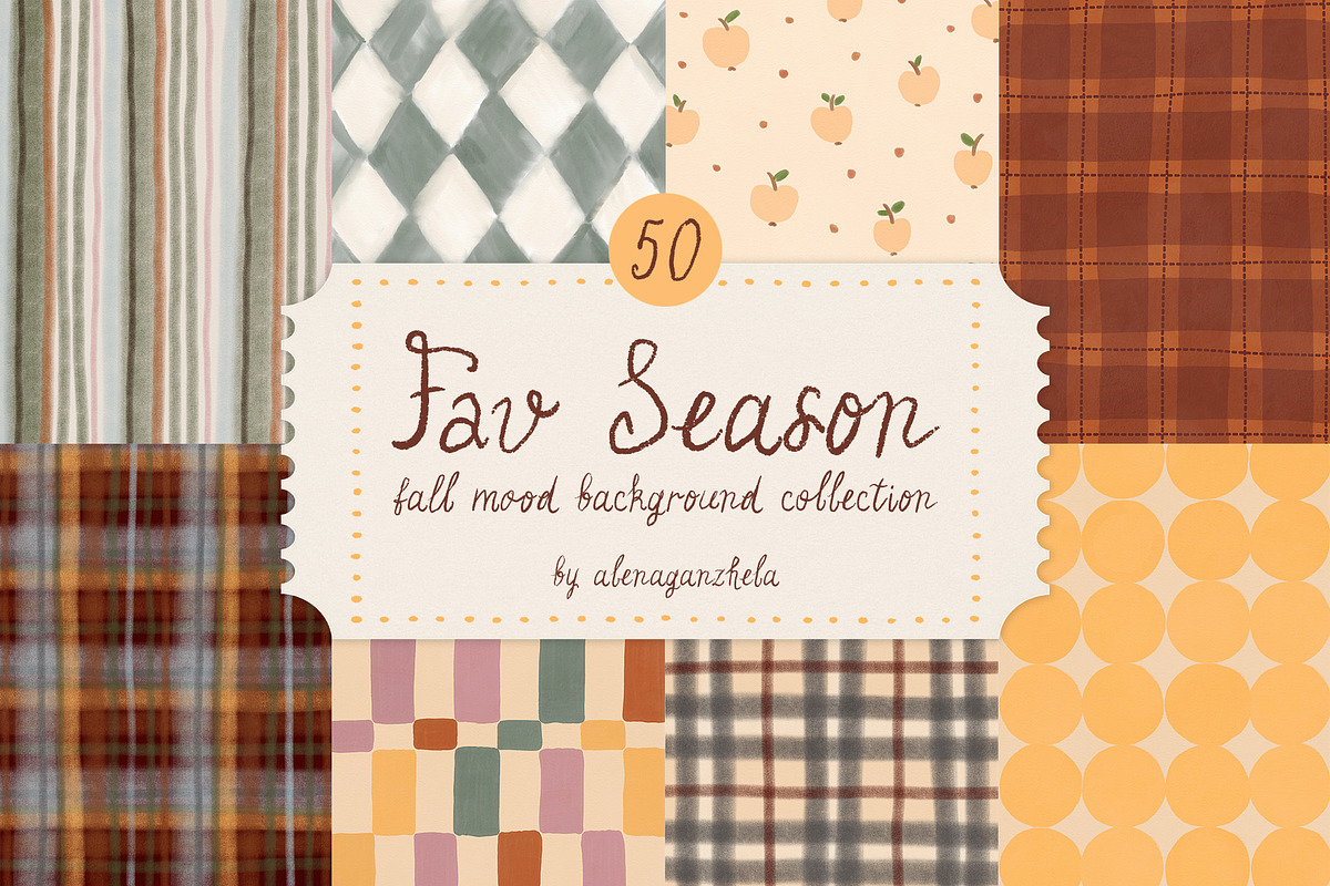 Fav Season – Cozy Fall Backgrounds, a Background Graphic by alenaganzhela (Photo 1 of 9)