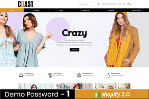 Coast Fashion Shopify Theme OS 2.0