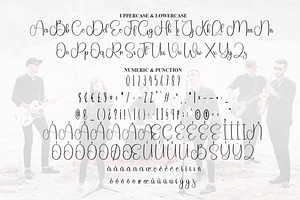 Band Script Font