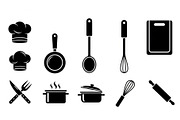 Kitchen Cooking Icon Vector Bundle, an Illustration by jahid234 (Thumbnail 43 of 51)