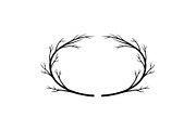 Nature Frame Art Silhouette Clipart, a Graphic by hafijul (Thumbnail 9 of 13)