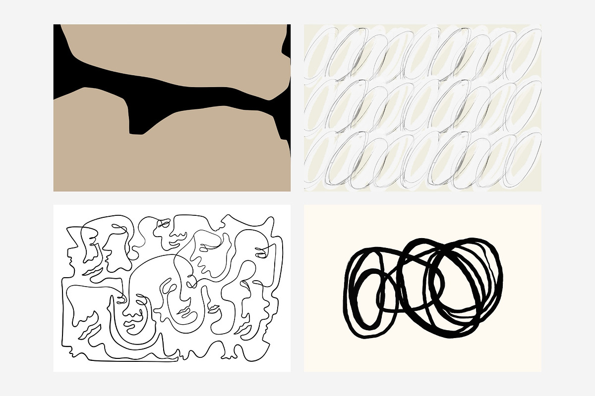 READY MADE PRINTS MODERN ABSTRACT, an Illustration by COMMERCIAL COLLECTIVE (Photo 4 of 4)