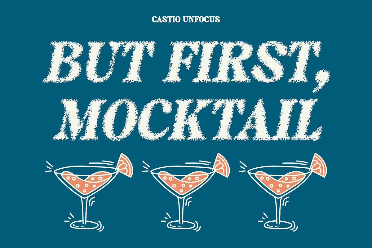 Castio Unfocus, a Serif Font by Craft Supply Co. (Photo 2 of 8)