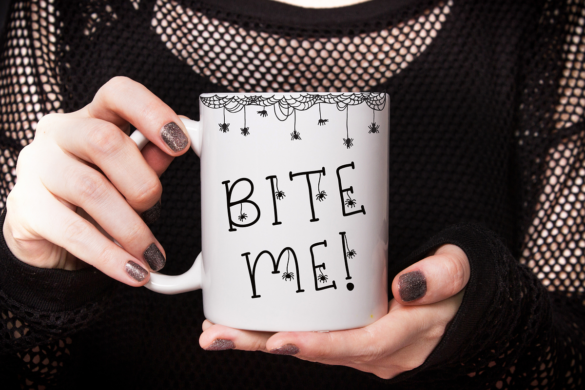Creepily Crawling Halloween Font, a Serif Font by Dancing with Ink (Photo 15 of 21)
