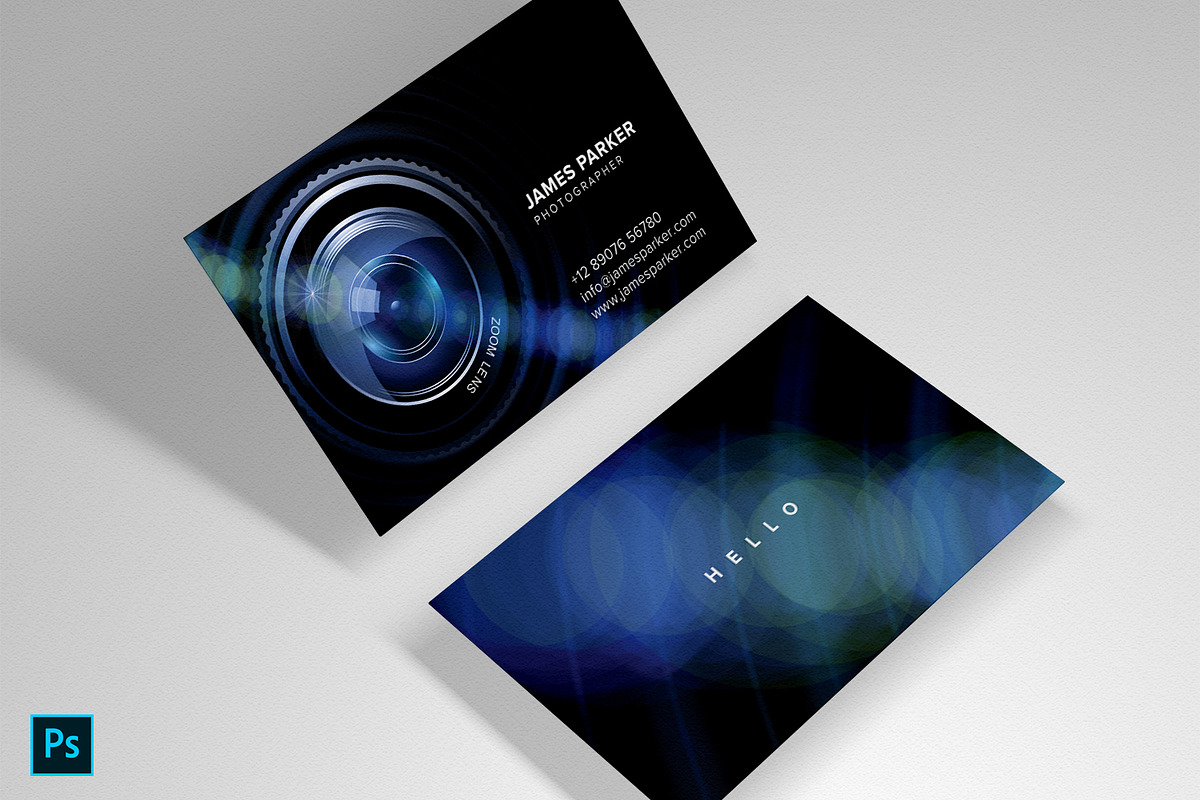 Beautiful Photography Business card, a Business Card Template by Creative Designs (Photo 2 of 3)